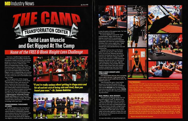 The Camp featured in Muscle Development magazine
